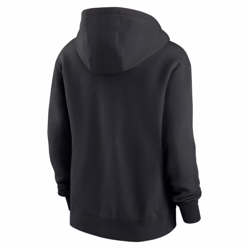 Jacksonville Jaguars Nike Women’s Club Fleece Pullover Hoodie – Black - Image 3
