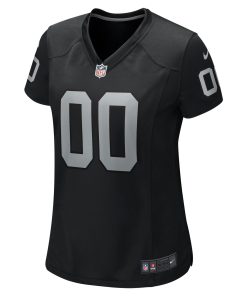 Alternative view of Las Vegas Raiders Nike Women’s Custom Game Jersey – Black