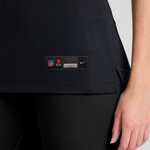 Las Vegas Raiders Nike Women’s Custom Game Jersey – Black - Image 9