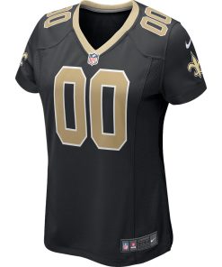 Alternative view of New Orleans Saints Nike Women’s Custom Game Jersey – Black