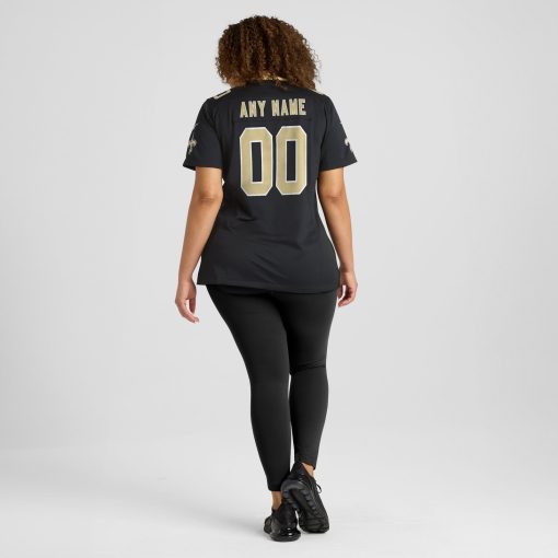 New Orleans Saints Nike Women’s Custom Game Jersey – Black - Image 7