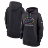 New York Jets Nike Women’s 2024 NFL Crucial Catch Club Pullover Hoodie – Black
