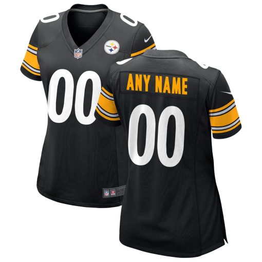 Pittsburgh Steelers Nike Women’s Custom Game Jersey – Black