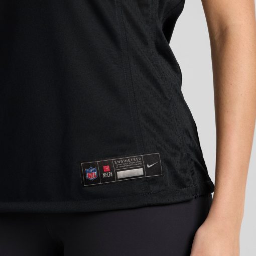 Pittsburgh Steelers Nike Women’s Custom Game Jersey – Black - Image 9
