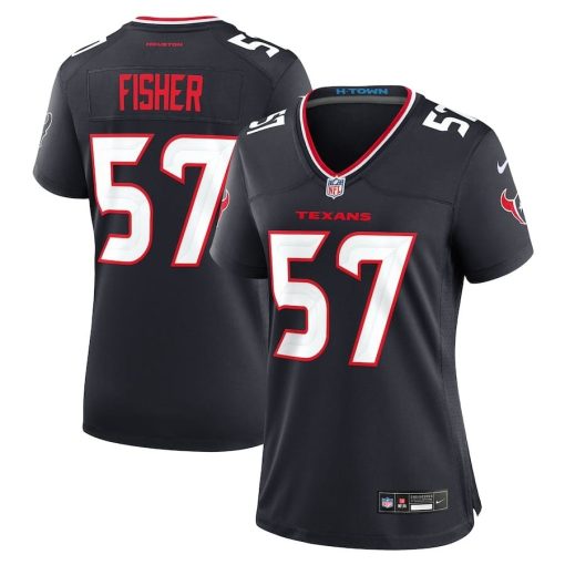 Blake Fisher Houston Texans Nike Women’s Team Game Jersey – Navy