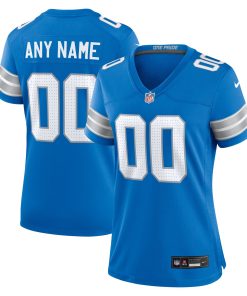 Detroit Lions Nike Women’s Custom Game Jersey – Blue