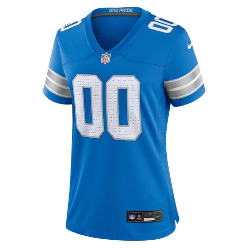 Detroit Lions Nike Women’s Custom Game Jersey – Blue - Image 2