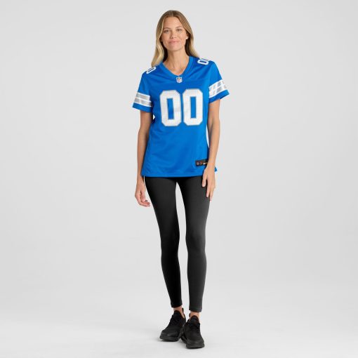 Detroit Lions Nike Women’s Custom Game Jersey – Blue - Image 4