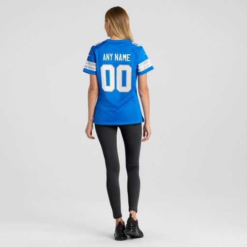 Detroit Lions Nike Women’s Custom Game Jersey – Blue - Image 5