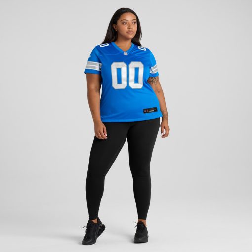Detroit Lions Nike Women’s Custom Game Jersey – Blue - Image 6