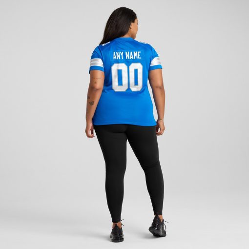 Detroit Lions Nike Women’s Custom Game Jersey – Blue - Image 7