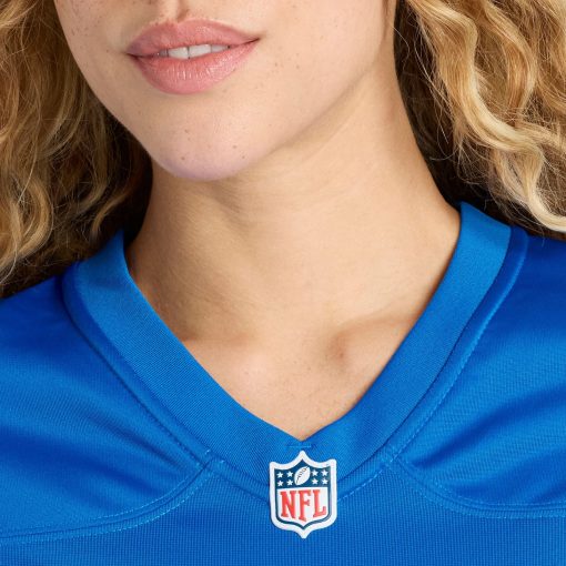 Detroit Lions Nike Women’s Custom Game Jersey – Blue - Image 8
