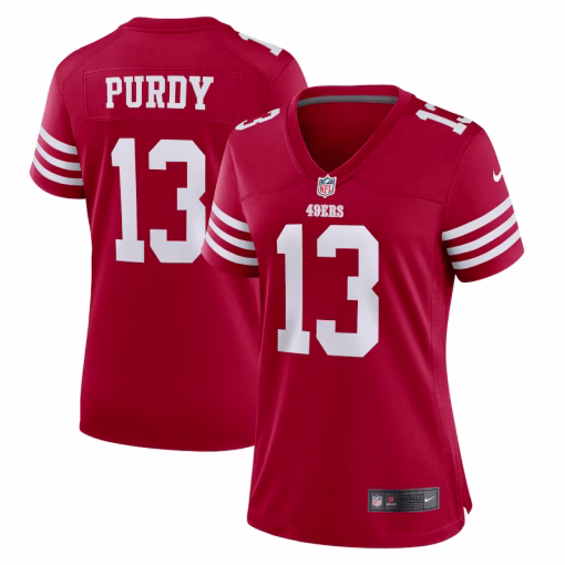 Brock Purdy San Francisco 49ers Nike Women’s Player Jersey – Scarlet