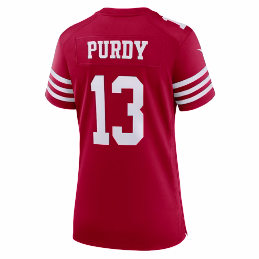 Brock Purdy San Francisco 49ers Nike Women’s Player Jersey – Scarlet - Image 3