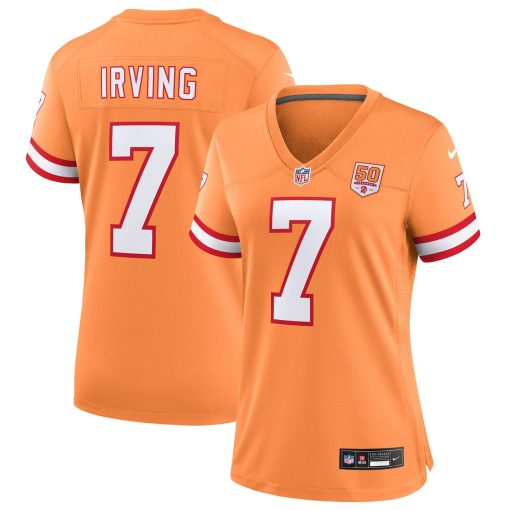 Bucky Irving  Tampa Bay Buccaneers Nike Women’s 50th Season Game Jersey – Creamsicle