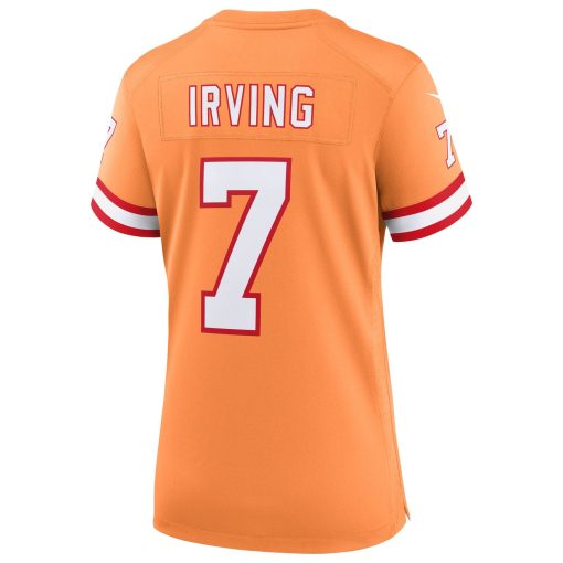 Bucky Irving  Tampa Bay Buccaneers Nike Women’s 50th Season Game Jersey – Creamsicle - Image 3