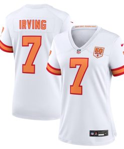 Bucky Irving ’76 Tampa Bay Buccaneers Nike Women’s 50th Season Game Jersey – White