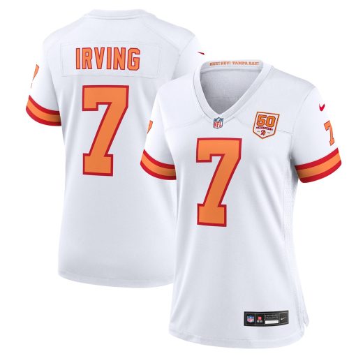 Bucky Irving ’76 Tampa Bay Buccaneers Nike Women’s 50th Season Game Jersey – White