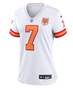 Alternative view of Bucky Irving ’76 Tampa Bay Buccaneers Nike Women’s 50th Season Game Jersey – White