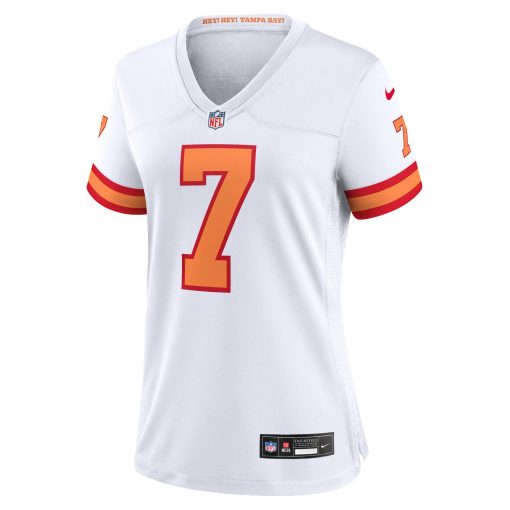 Bucky Irving ’76 Tampa Bay Buccaneers Nike Women’s  Game Jersey – White - Image 2