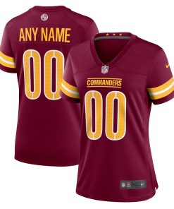 Washington Commanders Nike Women’s Game Custom Player Jersey – Burgundy