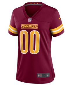 Alternative view of Washington Commanders Nike Women’s Game Custom Player Jersey – Burgundy