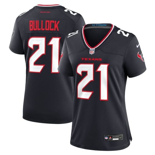 Calen Bullock Houston Texans Nike Women’s Team Game Jersey – Navy