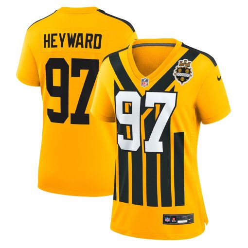 Cameron Heyward Pittsburgh Steelers Nike Women’s Alternate 1933 Throwback Game Jersey – Gold