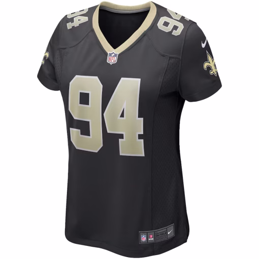 Cameron Jordan New Orleans Saints Nike Women’s Game Jersey – Black - Image 2