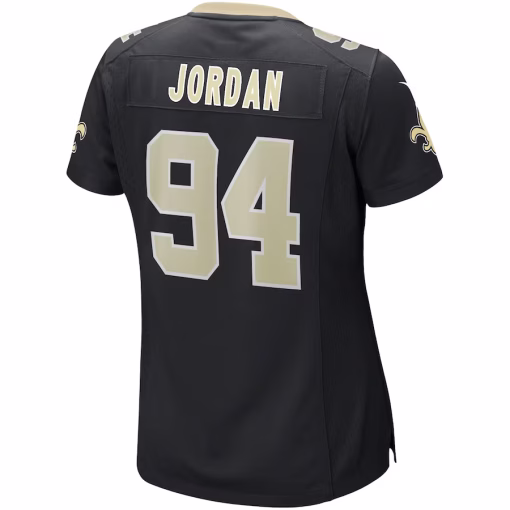 Cameron Jordan New Orleans Saints Nike Women’s Game Jersey – Black - Image 3