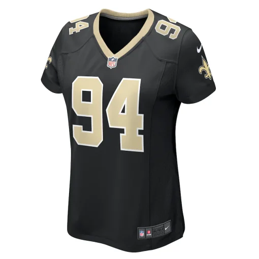 Cameron Jordan New Orleans Saints Nike Women’s Team Game Jersey – Black - Image 2