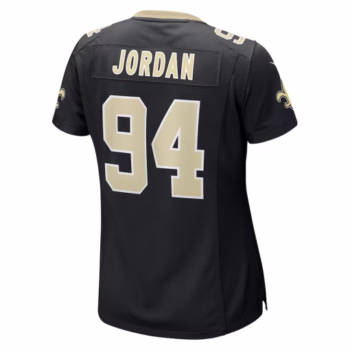 Cameron Jordan New Orleans Saints Nike Women’s Team Game Jersey – Black - Image 3