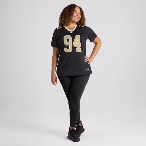 Cameron Jordan New Orleans Saints Nike Women’s Team Game Jersey – Black - Image 6