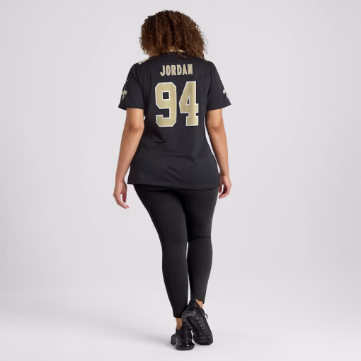 Cameron Jordan New Orleans Saints Nike Women’s Team Game Jersey – Black - Image 7