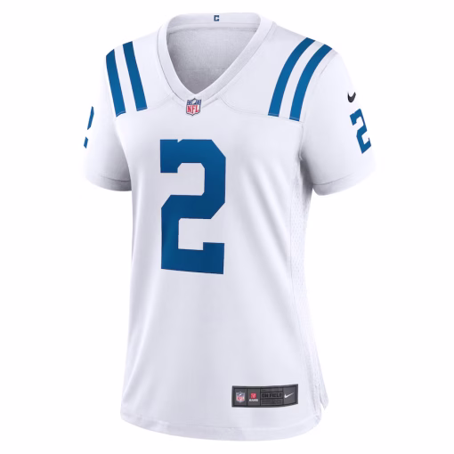 Carson Wentz Indianapolis Colts Nike Women’s Game Jersey – White - Image 3