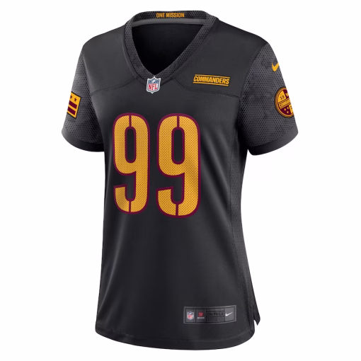 Chase Young Washington Commanders Nike Women’s Player Jersey – Black - Image 2