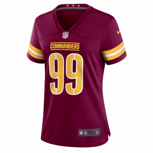 Chase Young Washington Commanders Nike Women’s Player Jersey – Burgundy - Image 2