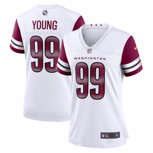 Chase Young Washington Commanders Nike Women’s Player Jersey – White