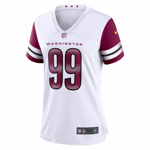 Chase Young Washington Commanders Nike Women’s Player Jersey – White - Image 3