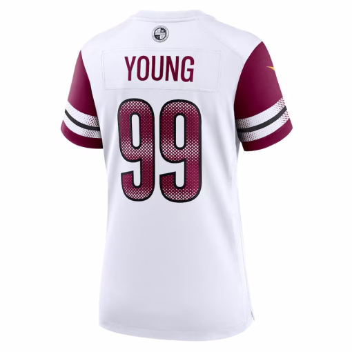 Chase Young Washington Commanders Nike Women’s Player Jersey – White - Image 2