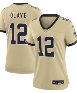 Chris Olave New Orleans Saints Nike Women’s Gameday Golds Alternate Game Player Jersey – Gold