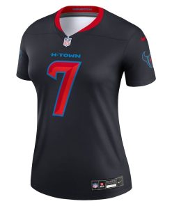 Alternative view of C.J. Stroud Houston Texans Nike Women’s Alternate Legend Player Performance Top – Navy