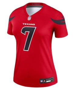 Alternative view of C.J. Stroud Houston Texans Nike Women’s Alternate Legend Player Performance Top – Red