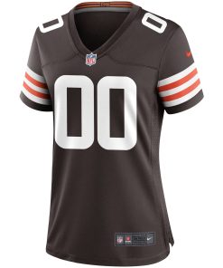 Alternative view of Nike Cleveland Browns Women’s Custom Game Jersey – Brown