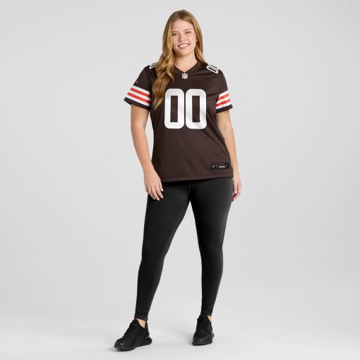 Nike Cleveland Browns Women’s Custom Game Jersey – Brown - Image 6