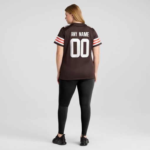 Nike Cleveland Browns Women’s Custom Game Jersey – Brown - Image 7