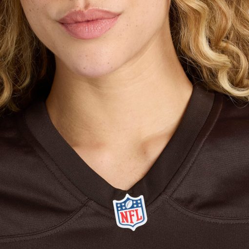 Nike Cleveland Browns Women’s Custom Game Jersey – Brown - Image 8