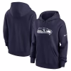 Seattle Seahawks Nike Women’s Club Fleece Pullover Hoodie – College Navy