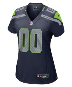 Alternative view of Seattle Seahawks Nike Women’s Custom Game Jersey – College Navy