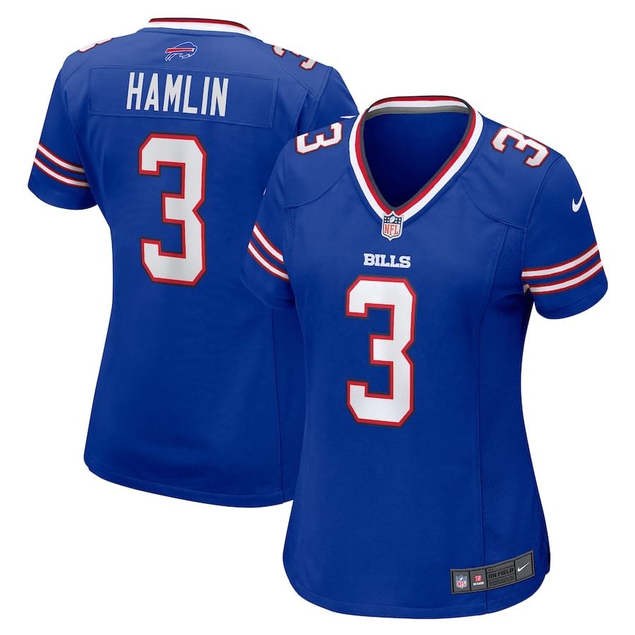 Damar Hamlin Buffalo Bills Nike Women’s Game Jersey – Royal